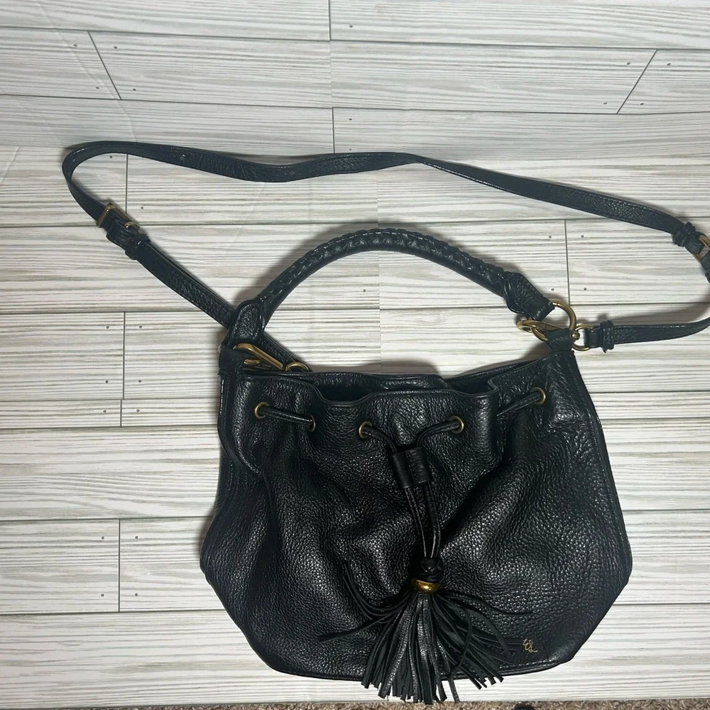 Elliott Lucca Faux Leather crossbody Stap‎ Womens Purse Biker Boho Rebel Goth